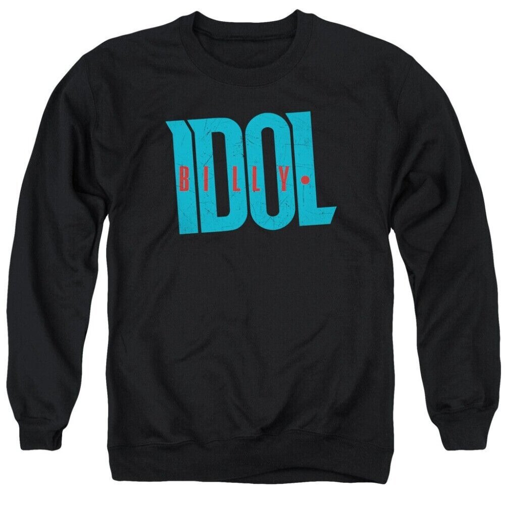 Billy Idol Logo Rock N Roll Sweatshirt Classic Music Band Fan Pullover 05